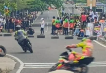 Pecinta Otomotif Antusias Saksikan Road Race 2026 di Sungailiat