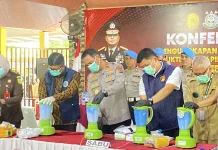Polda Babel Musnahkan BB Narkoba Senilai Miliaran