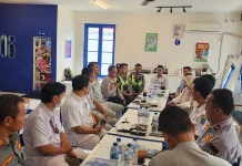 Satlantas Polres Belitung Ikuti Forum Diskusi Tekan Laka Lantas