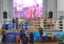 Puluhan Petinju dari Berbagai Daerah Ramaikan Piala Danlanud di Belitung