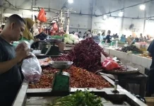 Harga Cabai Pasar Sungailiat Fluktuatif, Kini Rp60 Ribu per Kilogram