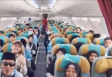 Sebanyak 247 CJH Bangka Terbang menuju Madinah
