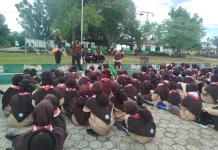 Hiking Pramuka Jadi Sarana Pembentukan Karakter Santriwati Bahrul Ulum