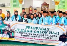 Lepas CJH, Wabup Debby Titip Do'a bagi Kemajuan Bangka Selatan