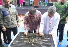 Gubernur Babel Meresmikan Gereja Katolik Santo Yohanes Pemandi Stasi Baturusa