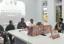 Kejari Bangka Kembalikan Uang Rp9,2 Miliar Masuk Kas Negara
