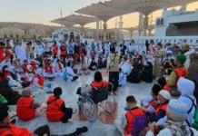 Jemaah Haji Babel Ikuti Ziarah Raudhah
