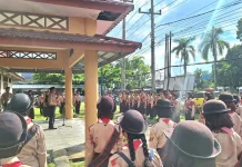 Keberangkatan Pramuka Bangka ke Jamnas dapat Support Pemda