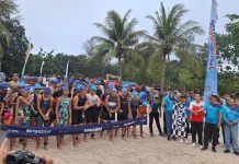 Ratusan Atlet Ikuti Sungailiat Triathlon, Peserta Melebih Target