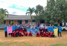 Mahasiswa UBB Edukasi Interaktif Kebhinekaan di SDN 4 Merawang