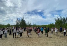 Milad Pertama Himamuba Pertiba Diisi Aksi Tanam Mangrove