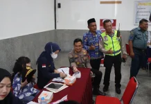 Donor Darah HUT Bhayangkara di Mapolres Bangka