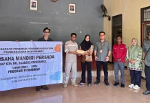 Cabdin ESDM Belitung Dampingi Perusahaan Menyaluran PPM di Desa Mentigi