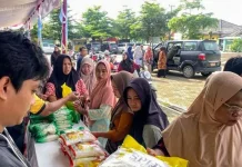Pemkab Bateng Laksanakan Gerakan Pangan Murah di Sungaiselan