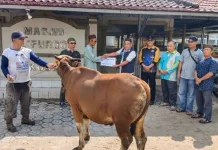 Pemkab Bateng Serahkan Bantuan Hewan Kurban ke Masjid
