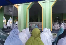 Masjid Baitul Muhajirin RSS Pemda Gelar Salat Idul Adha