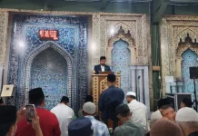 Wakil Menteri PPMI Ikuti Salat Iduladha di Masjid Muhajirin Pangkalpinang