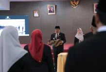 Pj Sekda Babel Lantik 37 Pejabat Administrator dan Pengawas