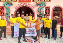 Tempat Ibadah Sasaran Bakti Religi HUT Bhayangkara Polres Bangka