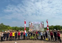 HUT ke-80 Bhayangkara, Polres-Pemkab Babar Tanam Pohon