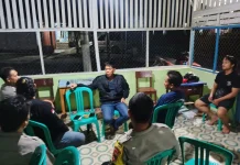 Malam Libur Rawan, Polsek Pangkalan Baru Patroli