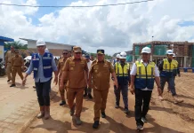 Gubernur Babel Tinjau Pembangunan SMA Unggul Garuda di Belitung Timur