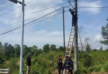Dishub Pangkalpinang Perbaiki Lampu Jalan Bertahap