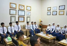 10 Siswa Lolos SMA Unggul Garuda Temui Bupati Beltim
