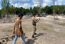 Satpol PP Tempatkan Personel Awasi TI di DAS Desa Jada Bahrin