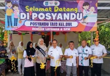 Bupati Algafry Resmikan Posyandu Taib Kampung Dul