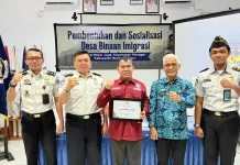 Imigrasi TPI Tanjungpandan Bentuk Desa Binaan di Beltim