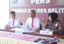 Polres Belitung Ungkap Dua Kasus Sabu, Dua Pria Diamankan