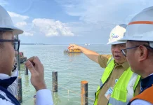Pembangunan Dermaga II Pelabuhan Tanjungkalian Mentok Dimulai
