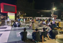 Nobar Piala Dunia di Himpang Lime Habang