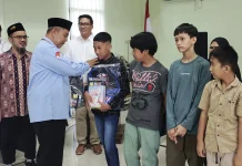 Lebaran Yatim Kemenag Belitung Jangkau 169 Penerima Manfaat