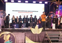 BPS Promosikan Sensus Ekonomi di Malam Final Bujang Dayang