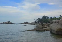 Pantai Turun Aban Destinasi Wisata Bangka