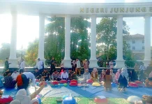 Peringati Tahun Baru Islam, Pemkab Basel "Nganggung" di Himpang Lime Habang