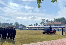 Polda Babel Gelar Upacara Hari Bhayangkara ke-80