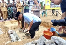 Pembangunan SMAN 5 Pangkalpinang Dimulai, Gubernur Letakkan Batu Pertama