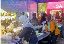 Pasar Kuliner UMKM DKUP Bangka Barat Diserbu Warga