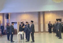 Sembilan Pejabat Eselon II Pemprov Babel Dilantik