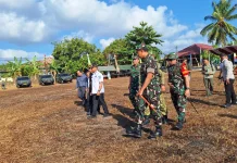 TNI dan Pemkab Bangka Bangun Jalan 9 Km Program TMMD