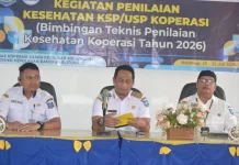 Diskop UKM Babel Geler Bimtek Penilaian Kesehatan Koperasi