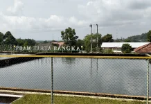 Kemarau, Debit Air Baku Perumdam Tirta Bangka Menyusut hingga 50 Persen
