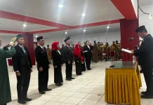 Bupati Beltim Lantik Pejabat Administrator dan Pengawas