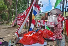 Penjualan Aksesoris Hari Kemerdekaan RI di Bangka Menurun