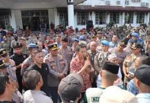 Aksi Damai di Kantor Bupati Dijaga Ketat Polres Bangka