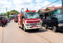 Satu Armada Damkar Beltim Rusak akibat Aksi Demo Timah