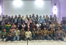 Wabup Debby Lepas Mahasiswa KKN UGM di Pulau Besar